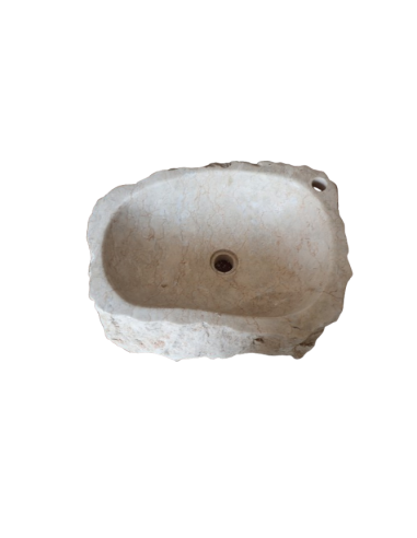 Lavandino in Marmo Naturale 52x38x15 cm con...