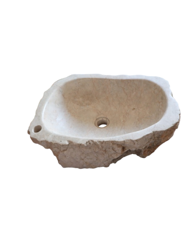 Lavandino in Marmo Naturale 52x38x15 cm con...