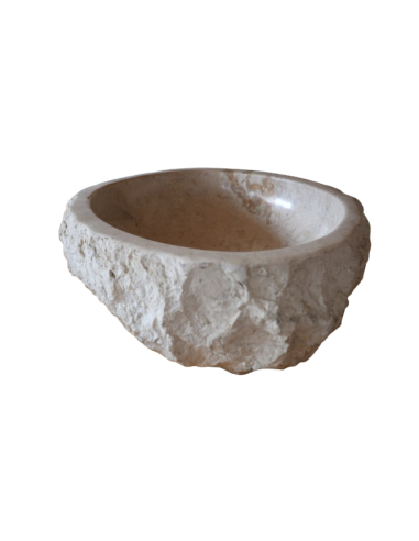 Lavandino in marmo chiaro irregolare cm...