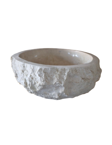 Lavandino in marmo chiaro irregolare cm...