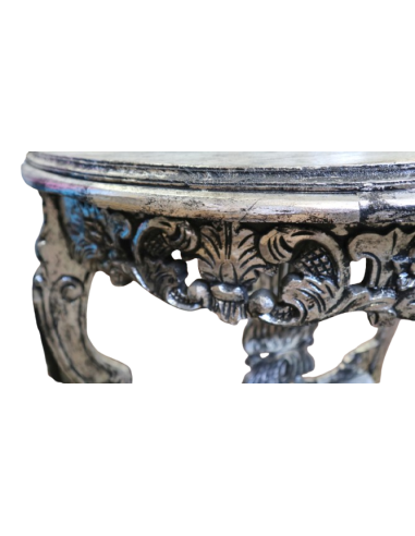 Consolle Barocca in Legno con Finitura Foglia...