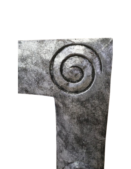 Specchio Barocco in Legno con Finitura Foglia Argento – 100x70 cm – Cornice Intarsiata a Mano – Artigianale Indonesia