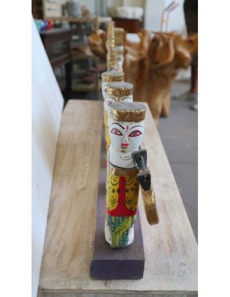 Scultura in Legno - Cerimonia Balinese Smontabile (Artigianato Etico da 100x9x40h cm