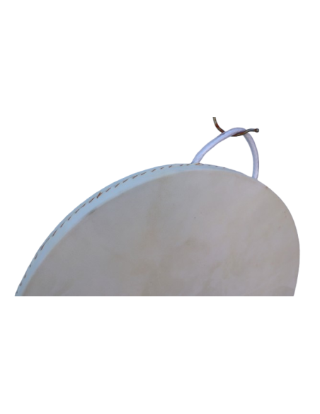 Tamburo Oceanico in Pelle Ø40 cm Realizzato a Mano in Indonesia – Strumento Etnico per Meditazione, Yoga e Arredo Esotico