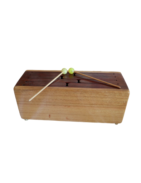 Tongue Drum in Legno Australiano cm 50x19x20h – Strumento Musicale Artigianale Made in Italy