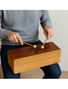 Tongue Drum in Legno Australiano cm 50x19x20h – Strumento...