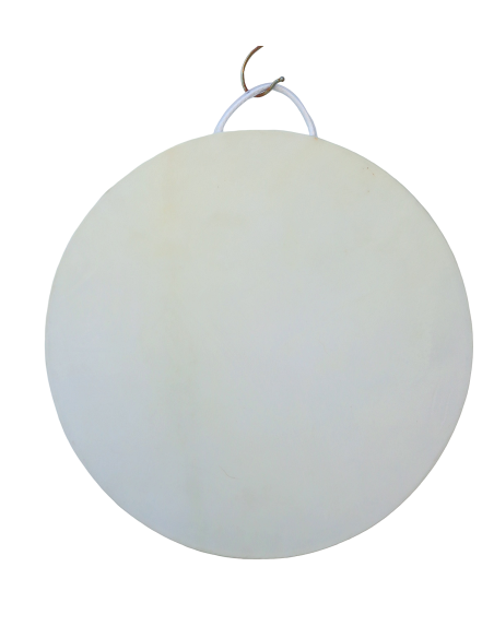 Tamburo Oceanico in Pelle Ø30 cm Realizzato a Mano in Indonesia – Strumento Etnico per Meditazione, Yoga e Arredo Es