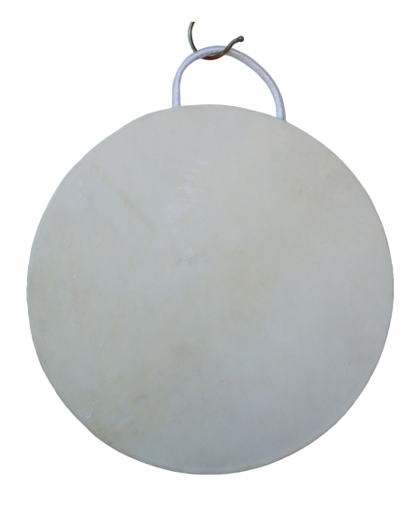 Tamburo Oceanico in Pelle Ø30 cm Realizzato a Mano in Indonesia – Strumento Etnico per Meditazione, Yoga e Arredo Es