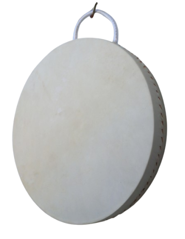 Tamburo Oceanico in Pelle Ø30 cm Realizzato a...