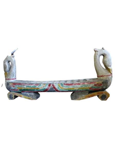 Antico Gioco Indonesiano in Legno Massello - Oltre 200 Anni - Arte Tribale 150x20x67h