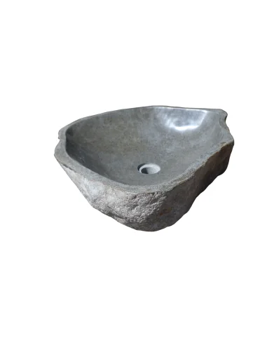 Lavandino da appoggio in pietra naturale di...