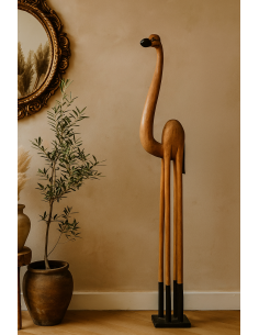 Statua in Legno di Cammello Stilizzato – Altezza 200 cm –...