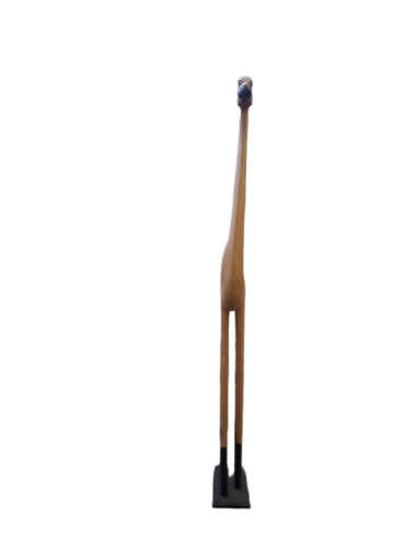 Statua in Legno di Cammello Stilizzato –...