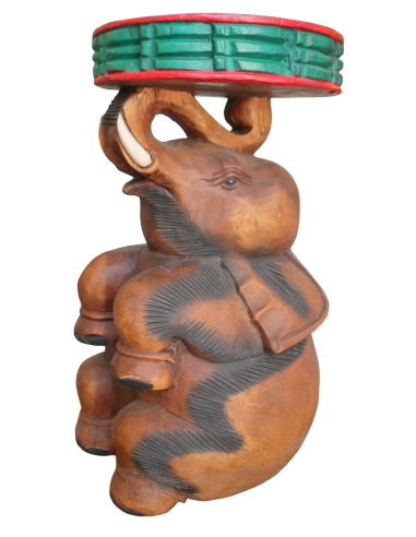 Tavolino da Caffè Thailandese in Legno Massello...