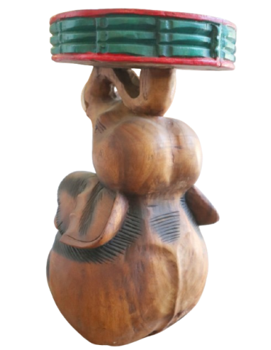 Tavolino da Caffè Thailandese in Legno Massello...