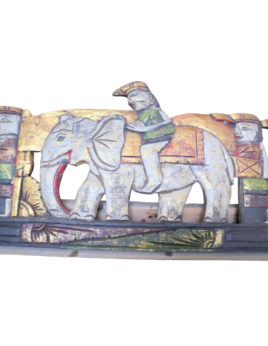 Pannello in Legno Scolpito a Mano – Corteo con...