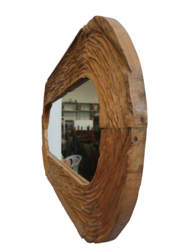 Specchio ovale in teak massello 180x81 cm –...