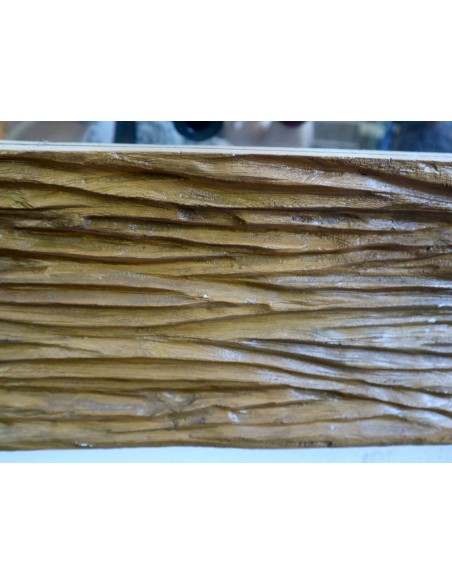 Specchio ovale in teak massello 180x81 cm – Cornice artigianale