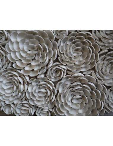 Specchio rotondo in conchiglie naturali Ø100 cm...