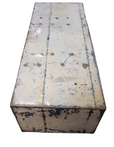 Panca/Tavolo da Fumo in Metallo Vintage – cm...