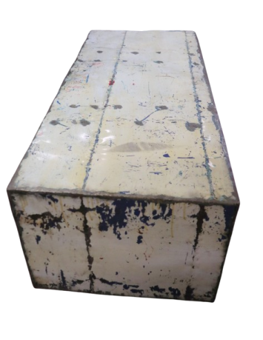 Panca/Tavolo da Fumo in Metallo Vintage – cm...