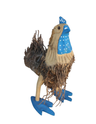 🐓 Tris Galli Decorativi in Legno – Artigianato...