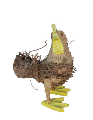 🐓 Tris Galli Decorativi in Legno – Artigianato...