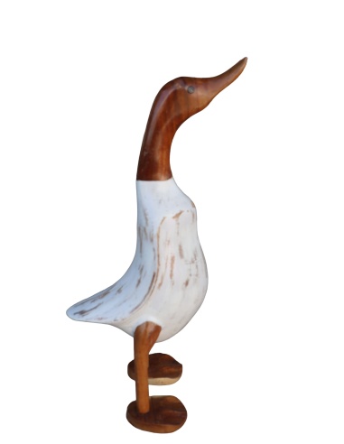 🦆 Oca Decorativa in Legno – Artigianato Rustico...