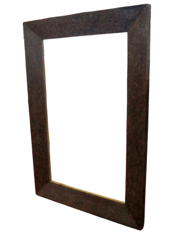 ✨ Specchio con Cornice in Resina e Cannella...