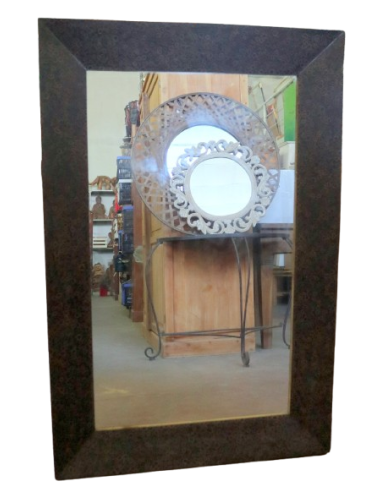 ✨ Specchio con Cornice in Resina e Cannella...