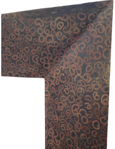 ✨ Specchio con Cornice in Resina e Cannella...