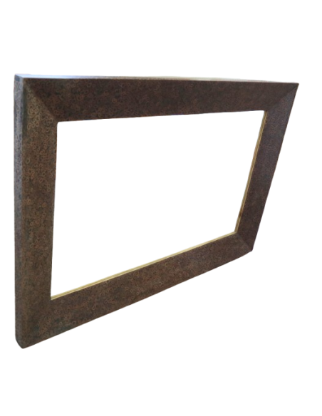 ✨ Specchio con Cornice in Resina e Cannella Naturale – Artigianato Indonesiano cm 120x80