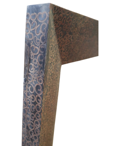 ✨ Specchio con Cornice in Resina e Cannella...