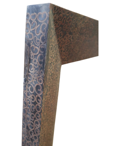 ✨ Specchio con Cornice in Resina e Cannella Naturale – Artigianato Indonesiano cm 120x80