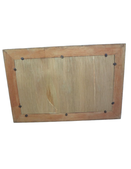 ✨ Specchio con Cornice in Resina e Cannella Naturale – Artigianato Indonesiano cm 120x80