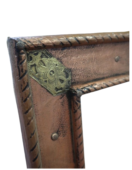 Specchio Marocchino in Rame | Artigianato Unico Fatto a Mano 120x60