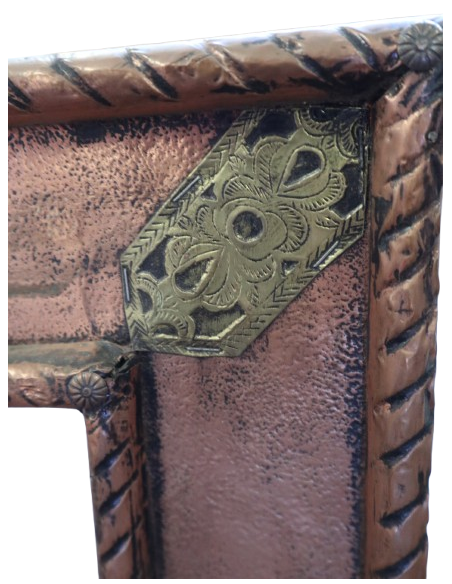 Specchio Marocchino in Rame | Artigianato Unico Fatto a Mano 120x60