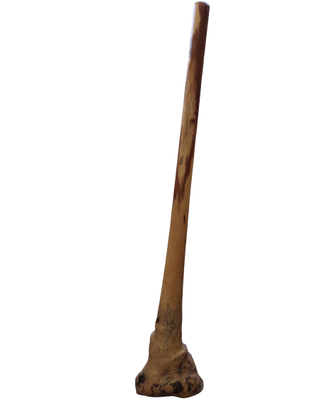Didgeridoo in Eucalipto 150 cm tipo Australiano Artigianato Bali Fatto a Mano, Suono Autentico