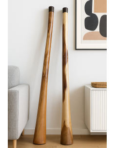 Didgeridoo in teak 150 cm scolpito a mano – Indonesia...