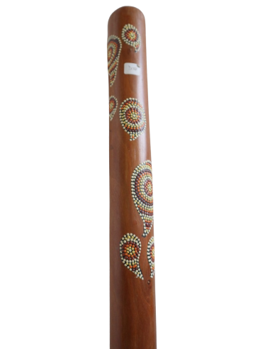 Didgeridoo teak 150 cm dipinto a mano – Arte...