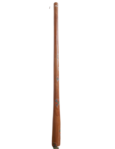 Didgeridoo teak 150 cm dipinto a mano – Arte...