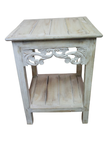 Alzata shabby chic in legno di albesia...