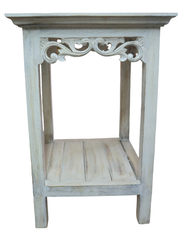 Alzata shabby chic in legno di albesia...