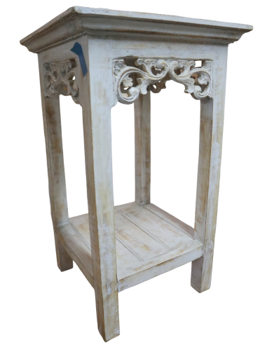 Alzata shabby chic in legno di albesia...