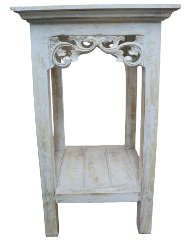 Alzata shabby chic in legno di albesia...