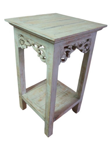 Alzata shabby chic in legno di albesia...