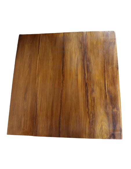 Tavolino da Fumo Stile Opium in Teak Massello – 80x80x34 cm – Fatto a Mano in Indonesia