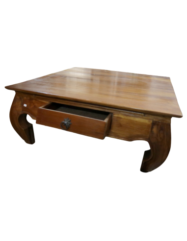 Tavolino da Fumo Stile Opium in Teak Massello –...