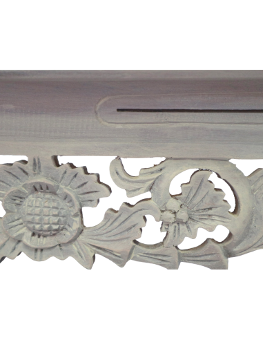 Tavolo Opium Intagliato in Legno di Albesia –...