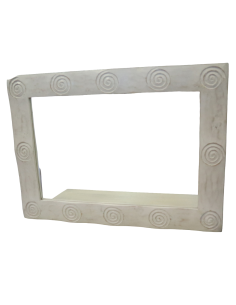 Specchio Artigianale in Legno Massello 60x80 cm – Cornice...